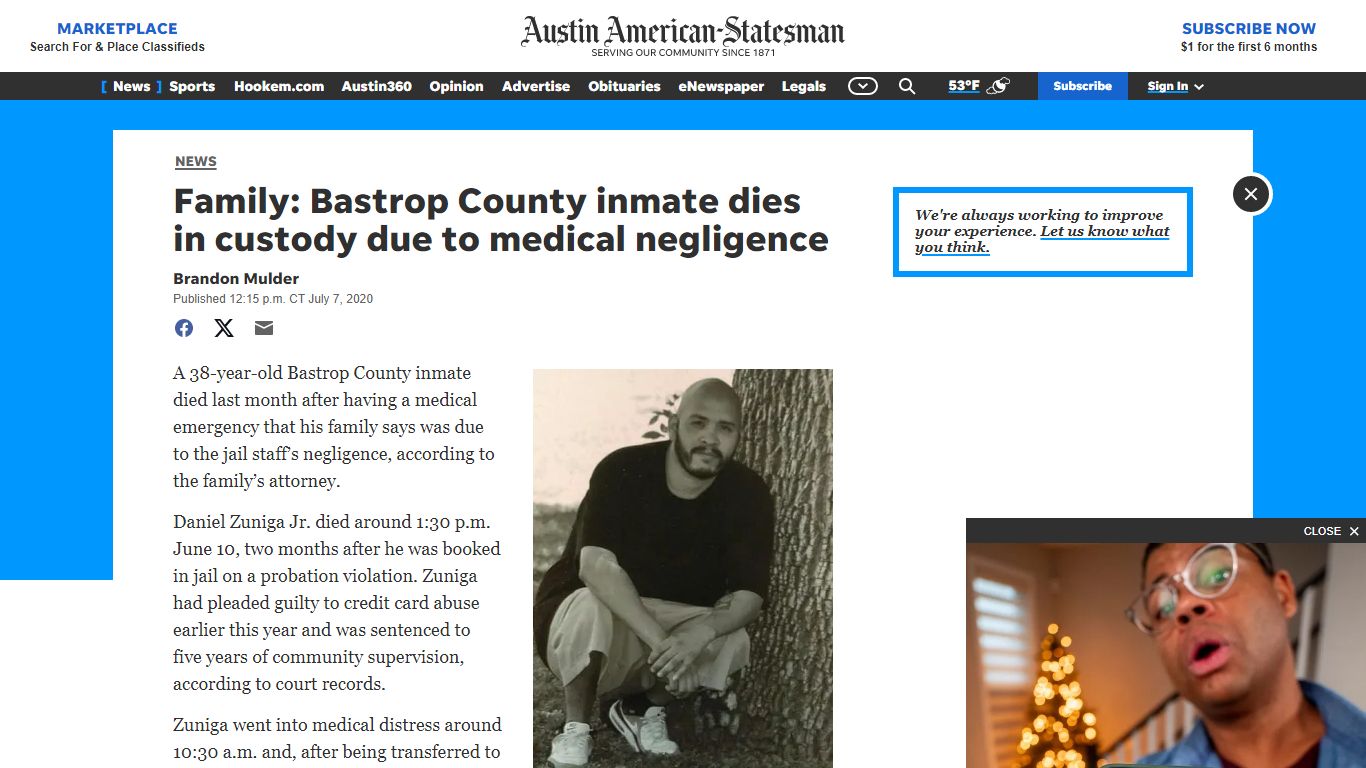 Family: Bastrop County inmate dies in custody due to medical negligence